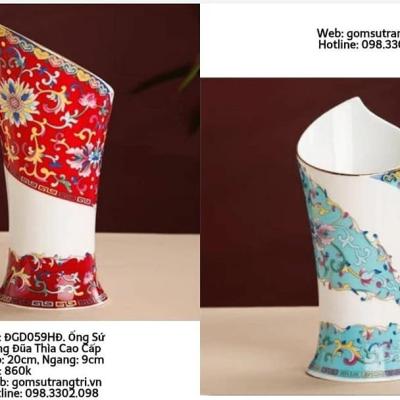 ỐNG SỨ ĐỰNG ĐŨA THÌA CAO CẤP